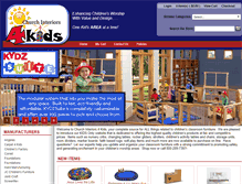 Tablet Screenshot of churchinteriors4kids.com